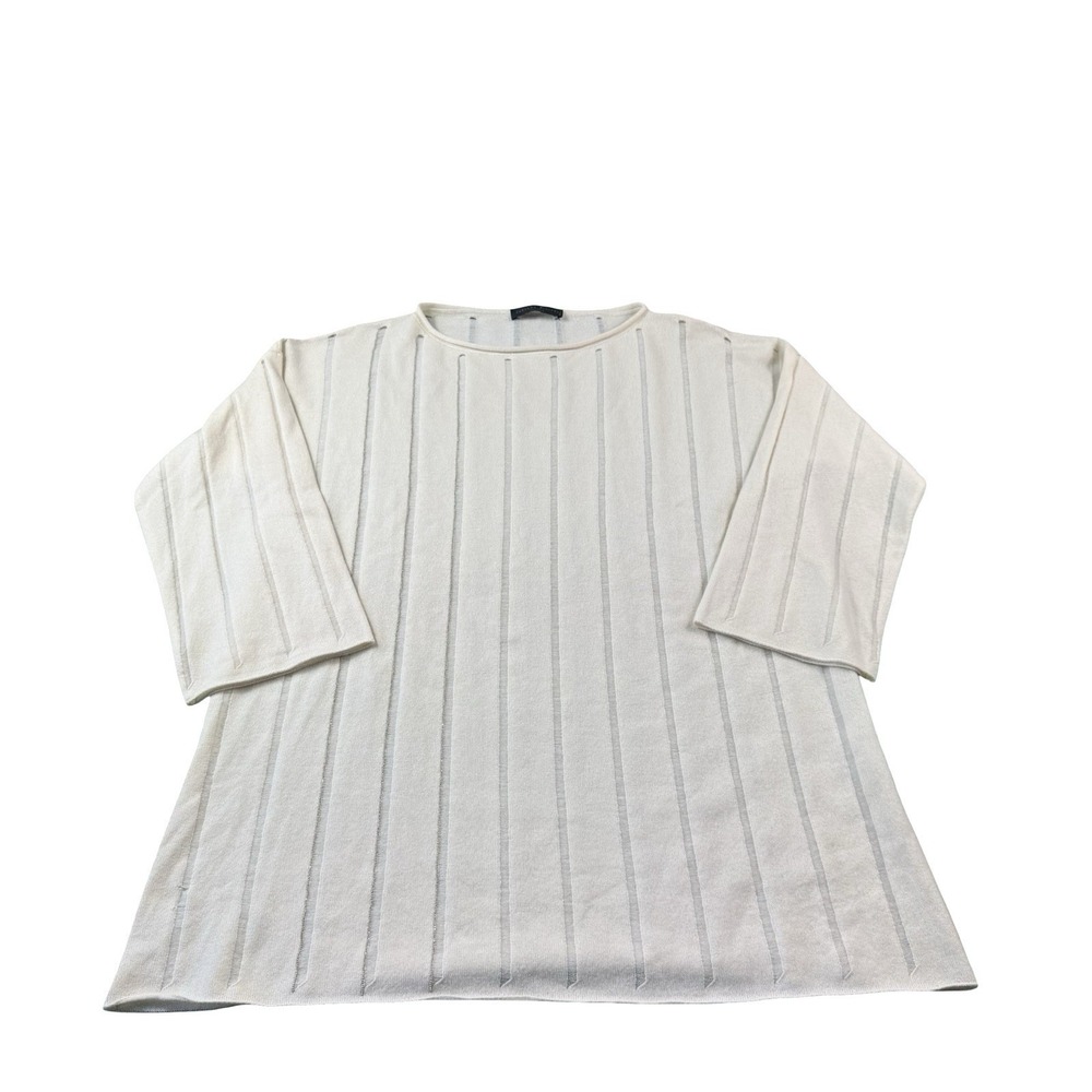 Fabiana Filippi Pure Cashmere Cream Sweater Size Large